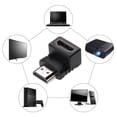 thumbnail image 2 of Audífonos Convertidor adaptador macho compatible con HDMI a hembra compatible con HDMI Ángulo de 90 grados para PS4 (1pc) WDOplteas  Para estrenar, 2 of 6