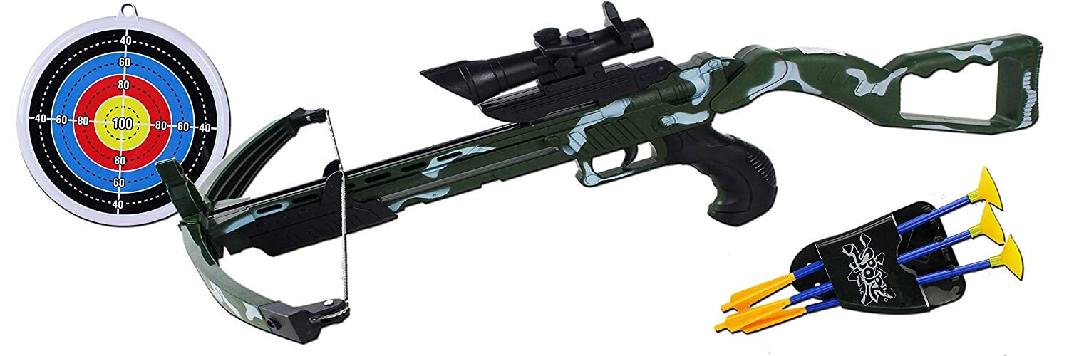 toy crossbow with scope toy crossbow with scope