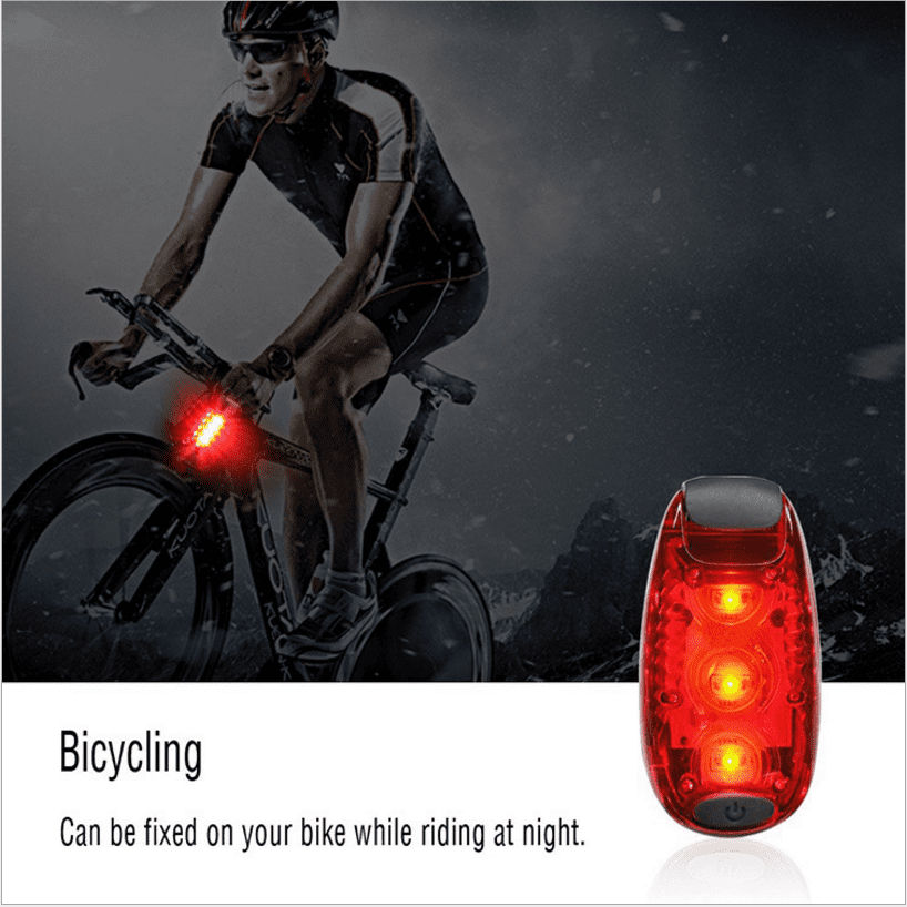 5 LED Mini Light for Running Bicycle Cycling Jogging Safety Warning Lamp Torch