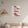 thumbnail image 3 of Hustle Grind Success Sneakers Canvas Trendy Sneaker Art by Art Remedy, Gallery Wrapped, 24" x 30", 3 of 7