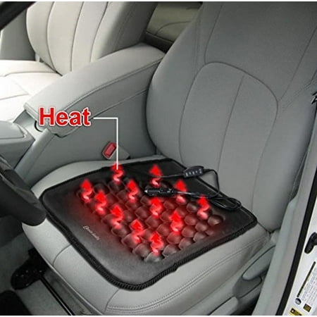 Zento Deals Car Heated Seat Cushion Hot Cover Auto 12V Heater Warmer