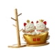 thumbnail image 3 of Bandeja de almacenamiento con forma de gato de la , bonita figura de gato, bandeja para llaves, decoración para la entrada de la oficina y la sa, 3 of 9