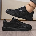 thumbnail image 6 of IEMIEMIEM Women's Breathable Sneakers Lace Mesh Low-Top Athletic Shoes Casual Sneakers Summer Fall Lightweight Non-Slip Footwear for Running, Walking, and Training Black 10 Wide, 6 of 9