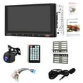 thumbnail image 1 of relayinert Metal Double Din Automobiles Dashboard MP5 Player Double USB Touch Screen Memory Card Remote Control Wireless Radio, 1 of 6