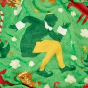Busy Elf Warner Bros Kids Silk Touch Throw Blanket, 50 x 70 inches Green