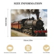 thumbnail image 2 of COMIO Steam Train with Black Smoke Running on Island Rugen Northern Germany - Canvas Art Wall Art -, 2 of 5