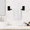 thumbnail image 4 of Era Guru Hand Towel Bar with Self Adhesive Strips, Black, 12in., 4 of 5