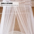 thumbnail image 4 of Dosel de cama universal con cúpula, entrada individual, malla fina, cortina de encaje, estilo princesa, decoración de dormitorio, fácil instalación, color blanco, 4 of 8