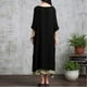 thumbnail image 4 of Nuevo Vestido Vintage Femenino Dobladillo Irregular Hem Casual Boho Suelto Largo Maxi Vestidos Tomshoo Negro/XL, 4 of 7