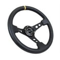 thumbnail image 5 of Steering Wheel 350mm 3in Dish Black LeatherYlwStr, 5 of 6