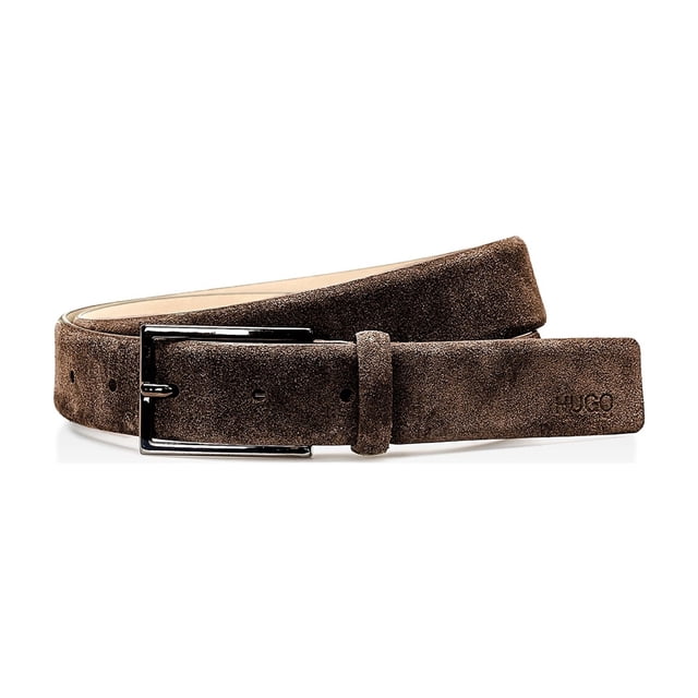 Hugo Boss Hombre Gavrillo Gamuza Cinturón, Marrón, 40 Hugo Boss Medio