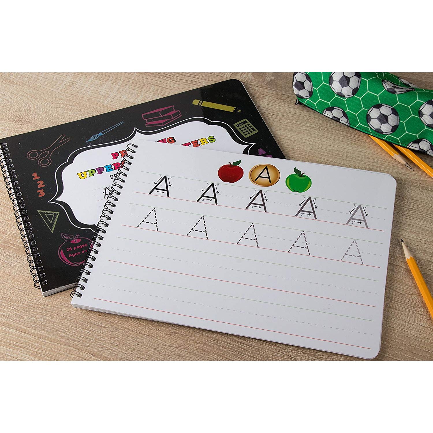 Juvale Letter Tracing Book 2Pack Dry Erase Letter Tracing Workbooks