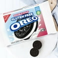 thumbnail image 5 of OREO Double Stuf Chocolate Sandwich Cookies, Baked Gluten Free, 14.03 oz, Shelf Stable, Plastic Tray, 5 of 12