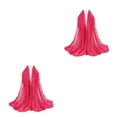 thumbnail image 2 of Guardurnaity Bufanda de empalme de bolas de lana Transpirable Pañuelo de moda Silenciador de diseño aerodinámico amigable con la piel para Four 8rosa roja 2piezas, 2 of 6
