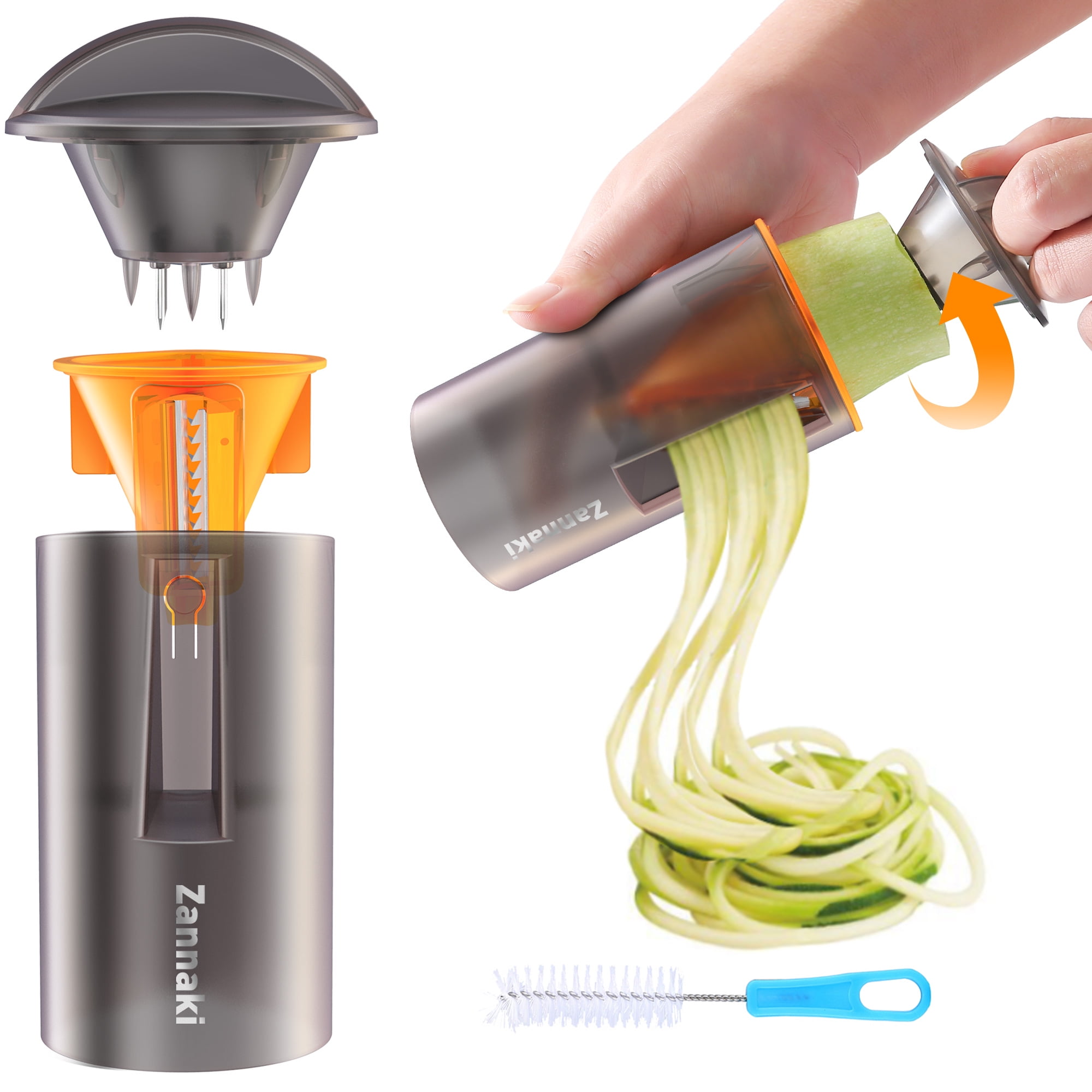 Vegetable Spiralizer Slicer  Zucchini Spaghetti Maker Zoodle Maker Veggie Steel 