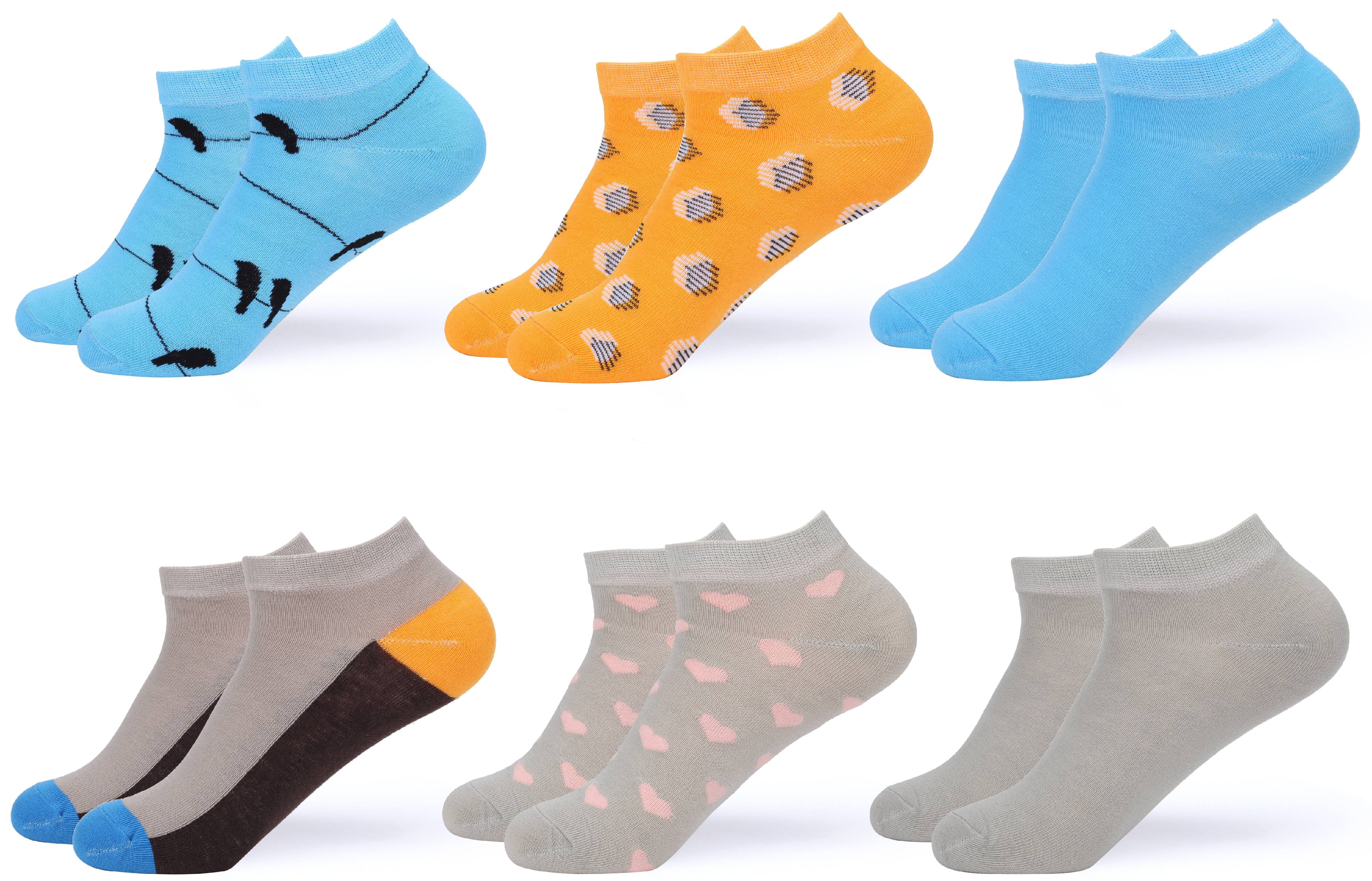 Women's Ankle Socks Low Cut Colorful Socks For Women Patterned