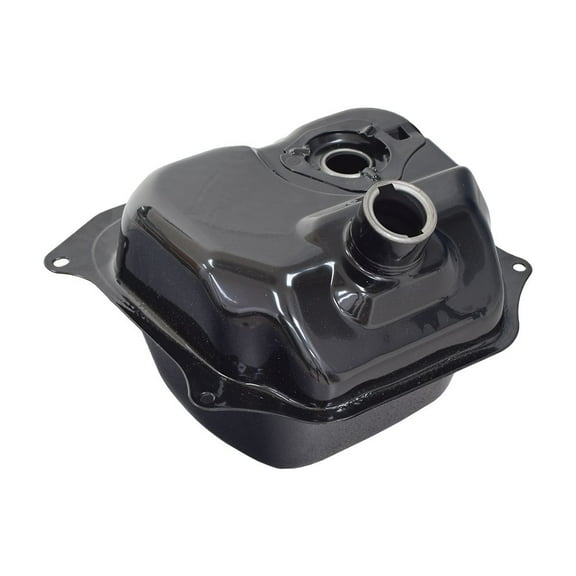 AlveyTech Black Metal Fuel Tank with Flange, Replacement 2-Wheeler Parts for the 50cc QMB139 Scooter