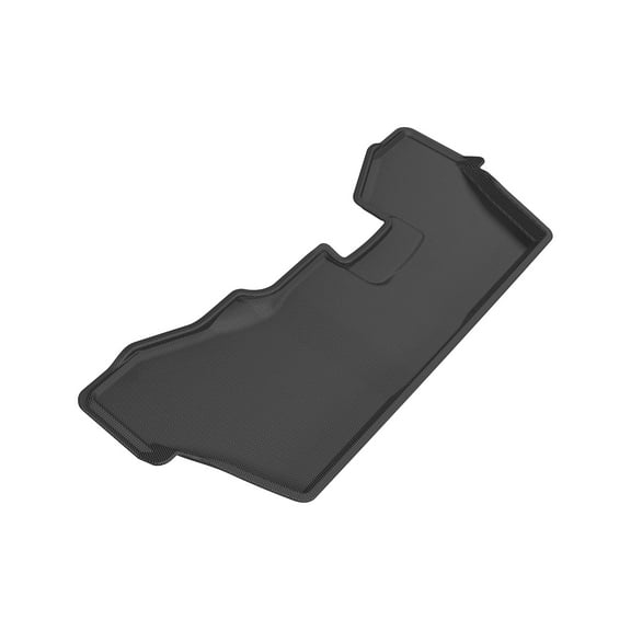 3D MAXpider Third Row Custom Fit All-Weather Floor Mat for Select Honda Pilot Models - Kagu Rubber (Black)