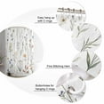 thumbnail image 5 of 54x78 Inch Shower Curtain Decorative Botanical Blossom Floral Bathtub Bath Curtains Fabric Waterproof Bathroom Decor Spring Rustic Flowers Small Stall Shower Curtain Set with 12 Hooks, 5 of 6