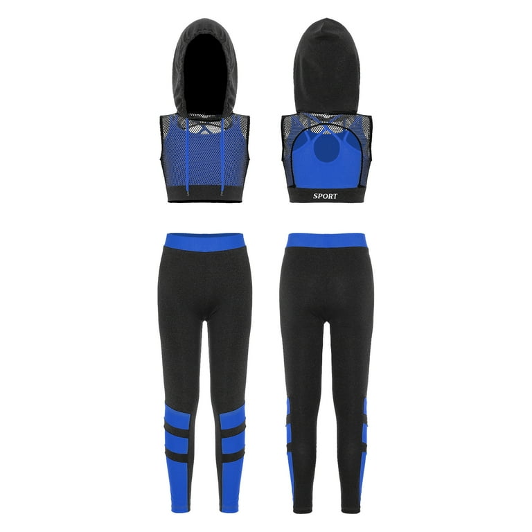iiniim Junior Kids 3pcs Fitness Sports Suit Gym Exercise iiniim Junior Kids 3pcs Fitness Sports Suit Gym Exercise