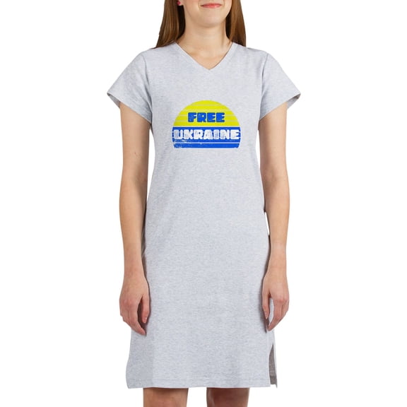 CafePress - Free Ukraine - Women's Nightshirt