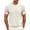 White, variant on Tshirts Shirts for Men Pack Round Neck Classic Jersey Tee Novelty Undershirt Cotton Tops Summer Trendy Athletic Short Sleeve (Black,S)