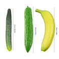 thumbnail image 3 of 2025 Latest Model Simulated banana, cucumber and bitter gourd for basket display, photo ta, 3 of 5
