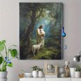 thumbnail image 4 of Jesus Holding Lamb Canvas Wall Art 15.75x11.81 Inches, 4 of 8