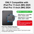 thumbnail image 3 of Funda con Teclado Runelk para iPad Pro 11" M4 2024 y M5 2025, 3 of 9