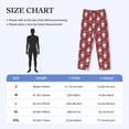 thumbnail image 4 of Fuzoiu Gnome And Snowflakes Print Men's Pajama Pants,Lounge Pants for Men,Lounge PJ Bottoms,Sleepwear Pants with Drawstring Pockets -XX-Large, 4 of 6