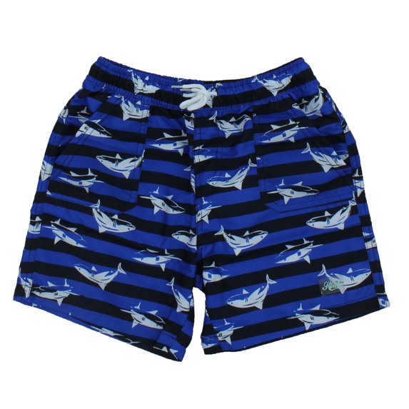 Heat Swimwear Boys Swim Shorts (Sharks, 5)