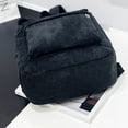thumbnail image 3 of Corduroy Backpack,Cute Backpack Casual Striped Bookbag Lightweight Corduroy Book Bag for Travel, 3 of 7