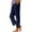 210# Navy, variant on RPVATI Womens Lightweight Pants with Pockets High Waist Comfy White Gauze Pants Casua Lightweight Loose Trousers Gray L