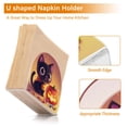 thumbnail image 4 of Halloween Cat Thick U Shape Acrylic Napkin Holder Non Slip Space Saving for Kitchen, 4 of 9