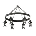 thumbnail image 6 of Meyda Tiffany 202211 Rutland 6 Light 66" Wide Lantern Chandelier, 6 of 7