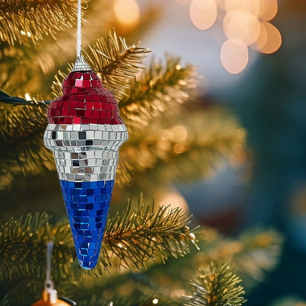 Decoraciones de Halloween, adornos de Halloween, regalos de Halloween, decoraciones para árboles de Navidad, adornos de helado, decoraciones para fiestas, adornos de helado