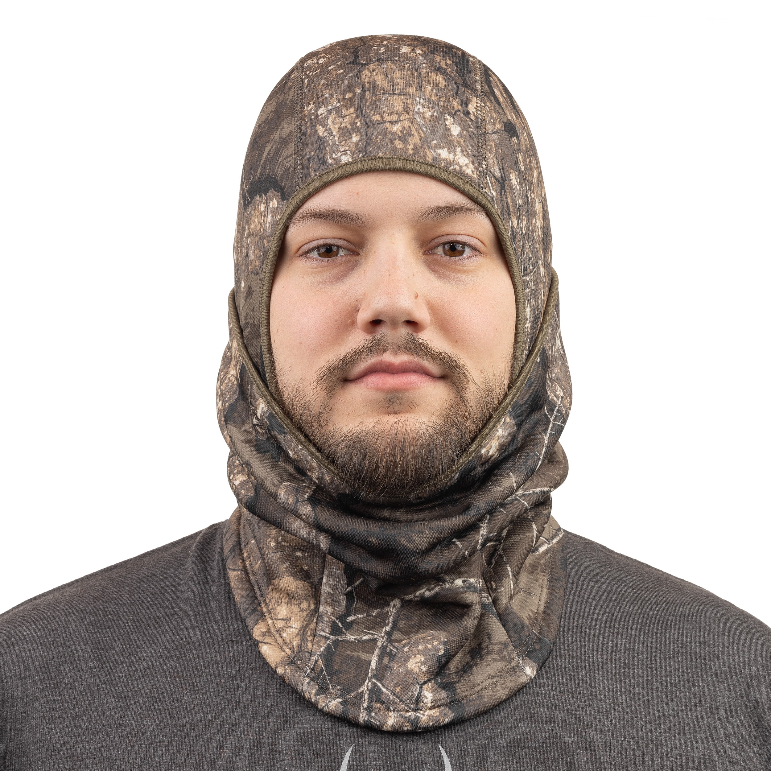 Huntworth Men's Renegade Midweight 4-in-1 Adjustable Balaclava – RealTree Timber® Camo