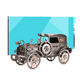 thumbnail image 2 of ckepdyeh Desktop Home Decoration Metal Models Antique Vehicle Model Retro Car Model Tabletop Truck Decor Iron Car Model, 2 of 7