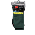 thumbnail image 3 of Hanes Premium Men's Performance Filament Crew Socks 4pk - Hunter Green, 6-12, 3 of 3