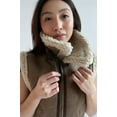 thumbnail image 2 of Ragstock Faux Fur Lined Buckle Pleather Vest, 2 of 4