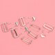 thumbnail image 3 of 10pcs/set Metal Adjustable Strap Buckles Button for Bib Pants Jeans Child Clothes 2.7cm(Silver), 3 of 3