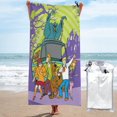 thumbnail image 1 of Toalla de baño de secado rápido con dibujos animados de Scooby Doo, toalla de playa de microfibra para uso diario, 27,5 x 55 pulgadas, 1 of 8