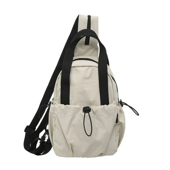 FENOHREFE Crossbody Slings Bag for Men Women,Small Slings Backpack Shoulder Bag Handbag Trendy Chest Daypack with Zipper Strap