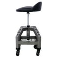 thumbnail image 2 of imerelez Pneumatic 360 Degree Swivel Stool, Mechanics Rolling Creeper Seat, Heavy Duty Rolling Mechanics Stool, Shop Stool with Casters gray, 2 of 8