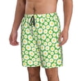 thumbnail image 2 of Naloa Daisies Flowers Men's Beach Shorts, Surfing shorts, Swim trunks, Quick Dry Swim Trunks for Surfing Beach Fun - XX-Large, 2 of 9