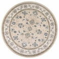 thumbnail image 1 of HomeRoots 352688 Tapis Rond en Polypropylène Beige et Ivoire 7 Pi. 10 Po., 1 of 1