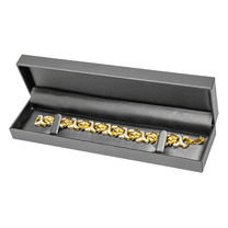 Novel Box Silver Jewelry Box for Bracelet 8.87x2.25x1.5 Inches - Bracelets Gift Box for Proposal