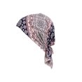 thumbnail image 1 of Bonnet de Chimiothérapie Impression Foulard Femmes Coton Turban Musulman Extensible Bonnet Musulman Chimiothérapie Perte de Cheveux Baotou Noué Couvre-Chef, 1 of 8