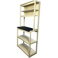 thumbnail image 1 of 31.5" White And Black 5-Tier Bakers Rack - Kitchen Storage, Microwave Stand, Coffee Bar, 1 of 8