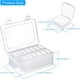 thumbnail image 5 of 14 pequeñas cajas de almacenamiento de plástico con tapas, con 1 recipiente de plástico grande, mini caja de almacenamiento transparente para cuentas, tapones para los oídos, anillos, botones, joyas, 5 of 5